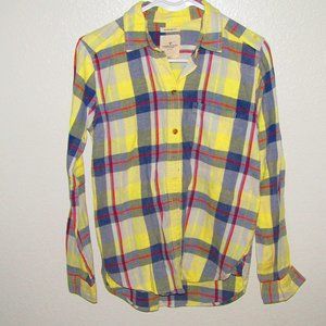 Unisex long sleeve buttoned top by American Eagle, Men's size M